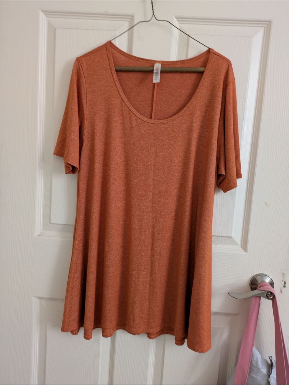 LuLaRoe Scoop Neck Tunic in Rust